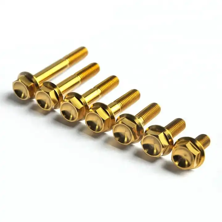 Titanium zeskantflensbouten